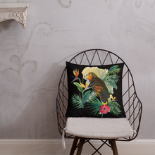 Load image into Gallery viewer, Premium Vincentian Parrot Print Pillow
